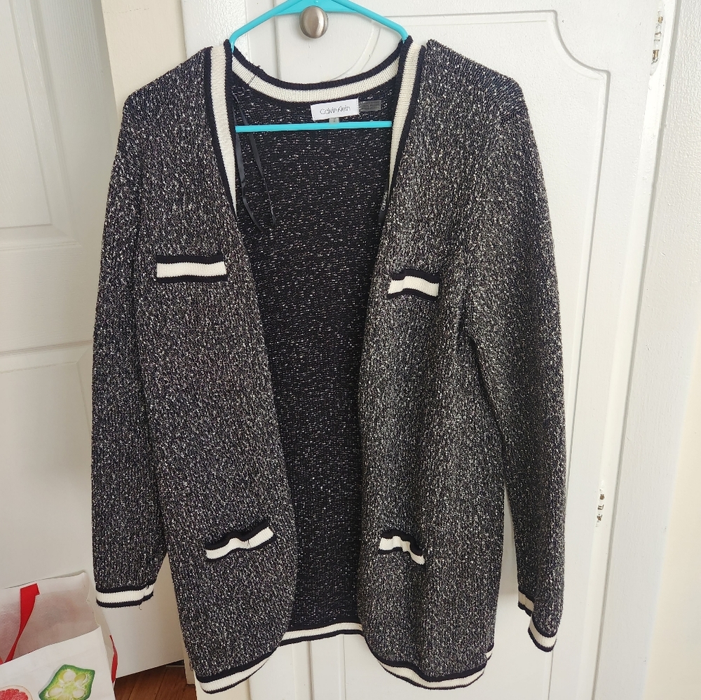 Calvin Klein Charcoal Cardigan